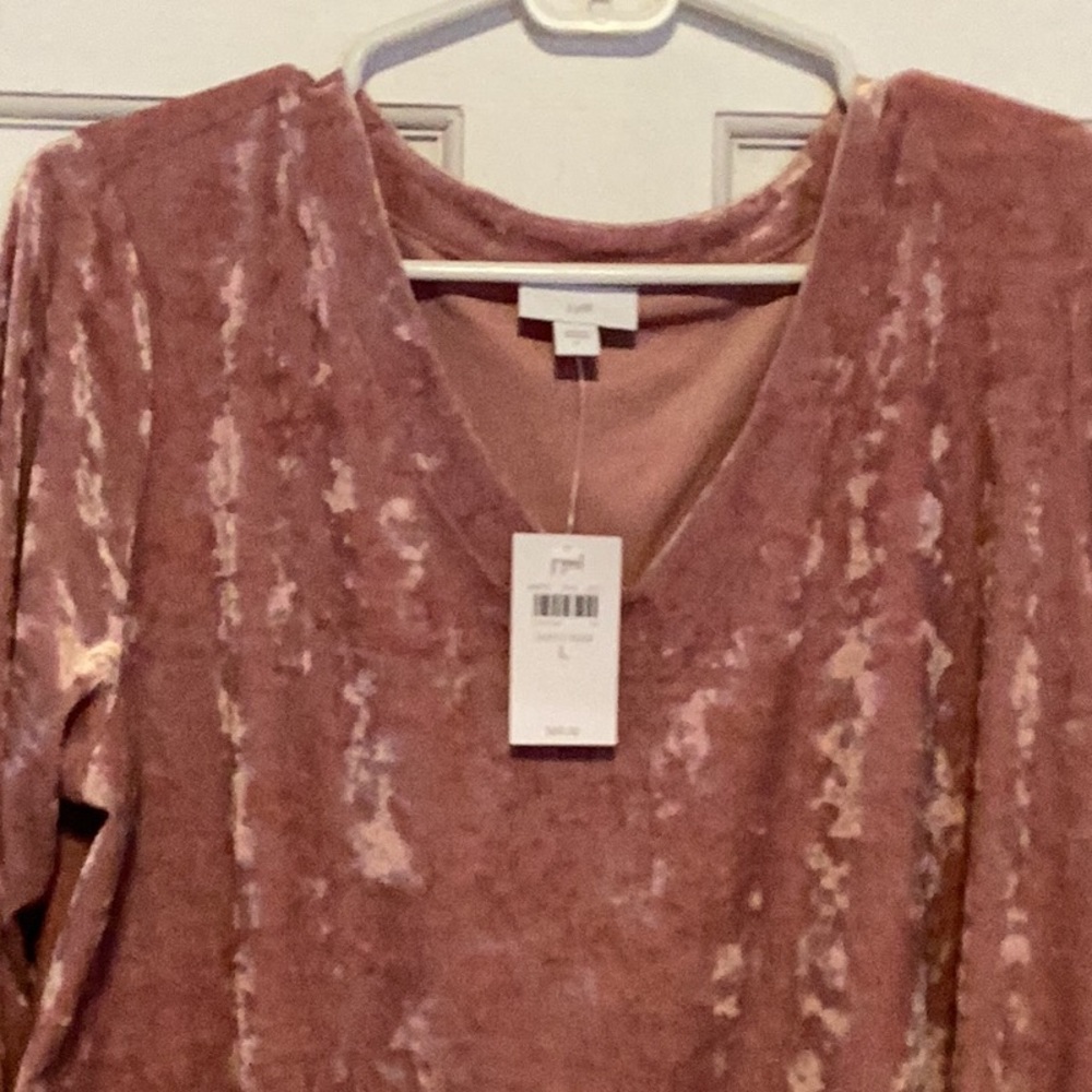 Velour shirt